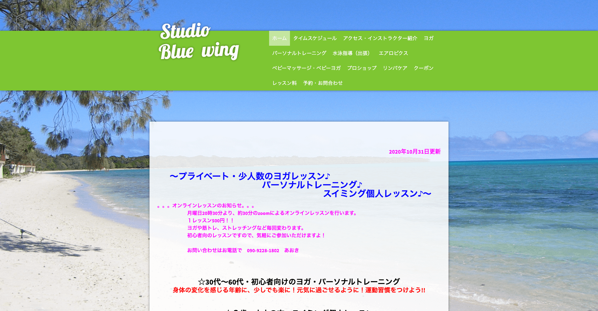 studio blue wing